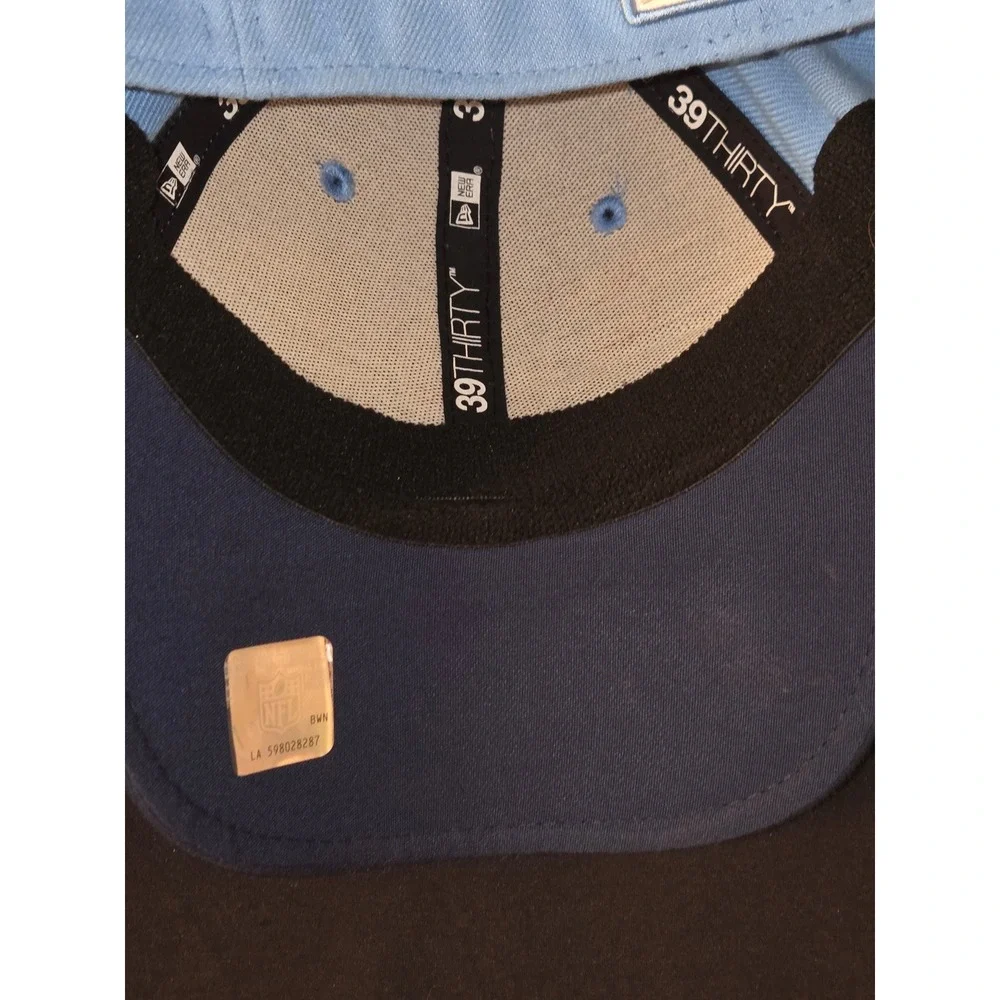 Tennessee Titans NFL New Era‎ 39Thirty Hat Cap L/XL Light Blue Stars